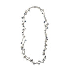 Pulseira/Colar Mil Voltas Prata & Azul