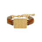 Pulseira bege corda naútica