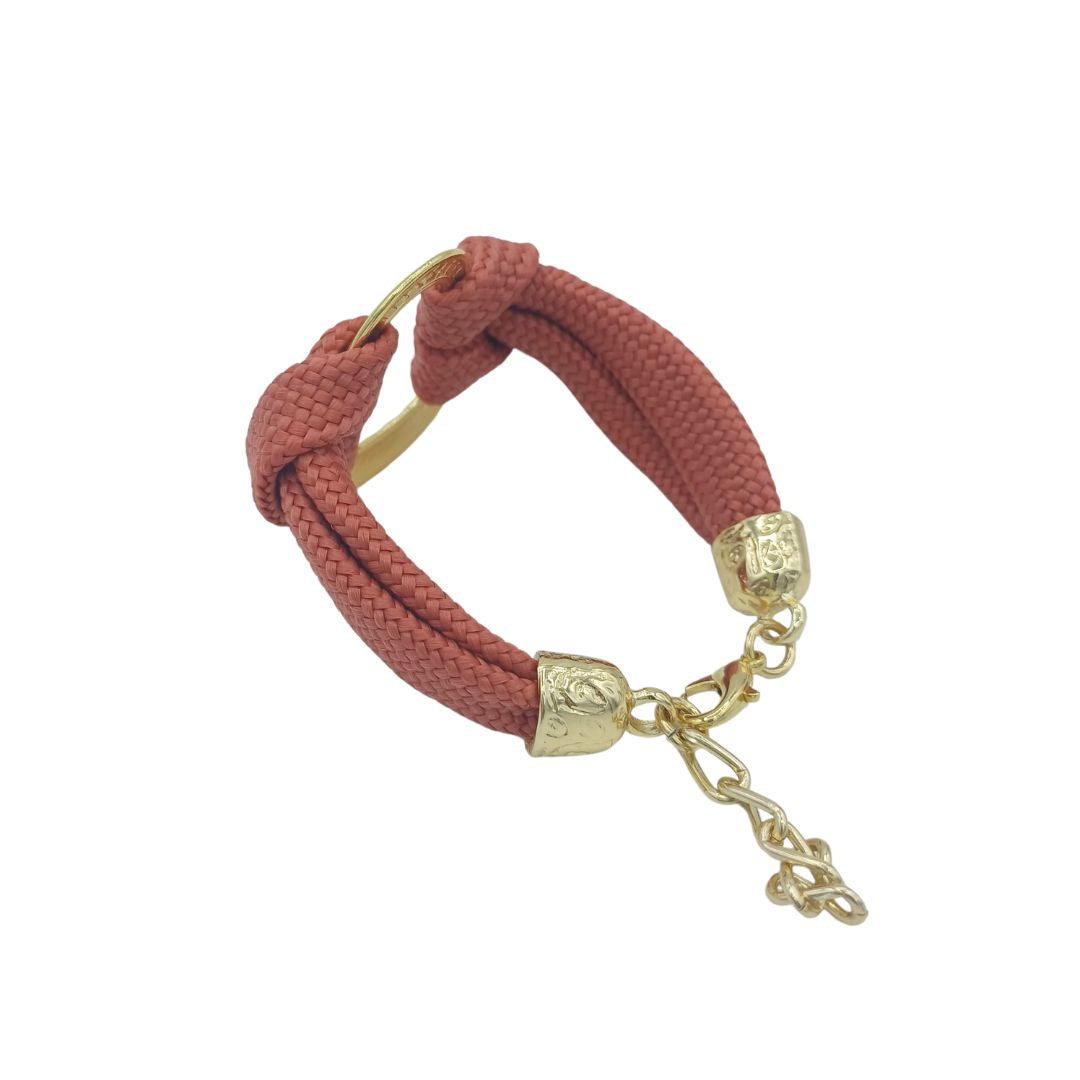 Pulseira feminina com cordão-Artesanal e exclusiva4