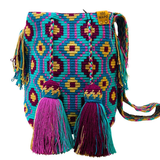 Saco Wayuu Bahia Turquesa2