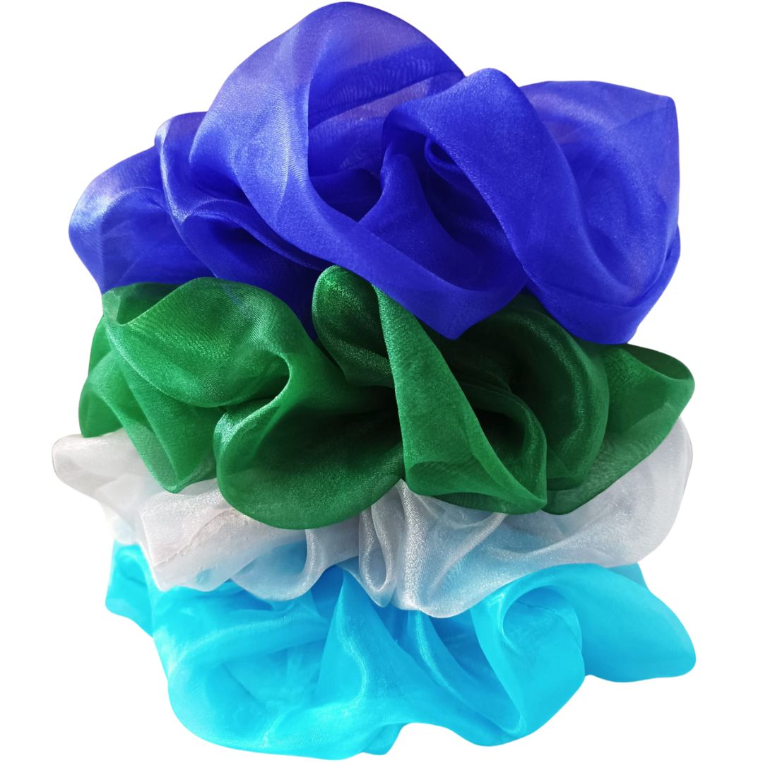Srunchies de tule