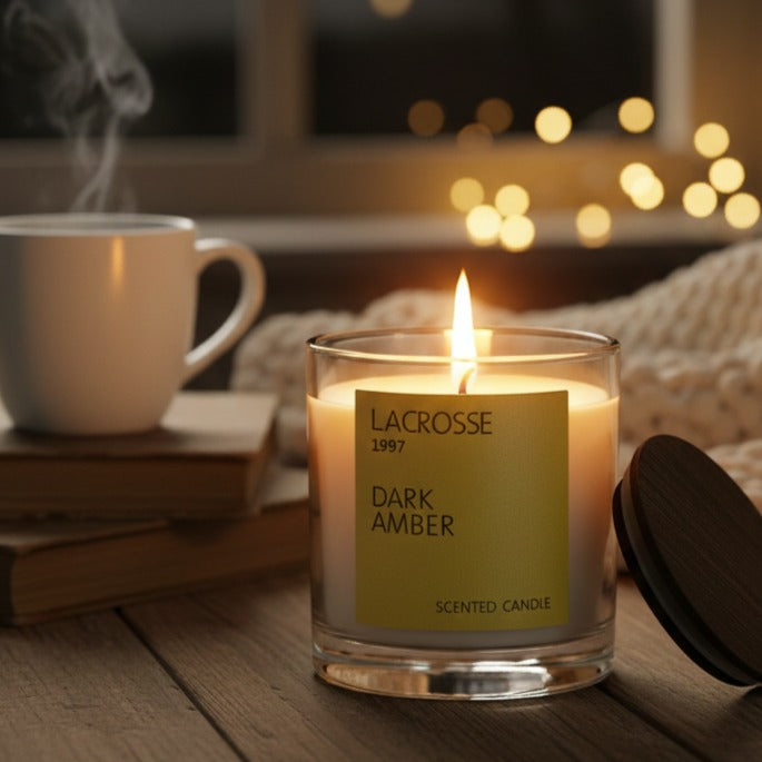 Vela Perfumada Lacrosse Dark Amber 200g