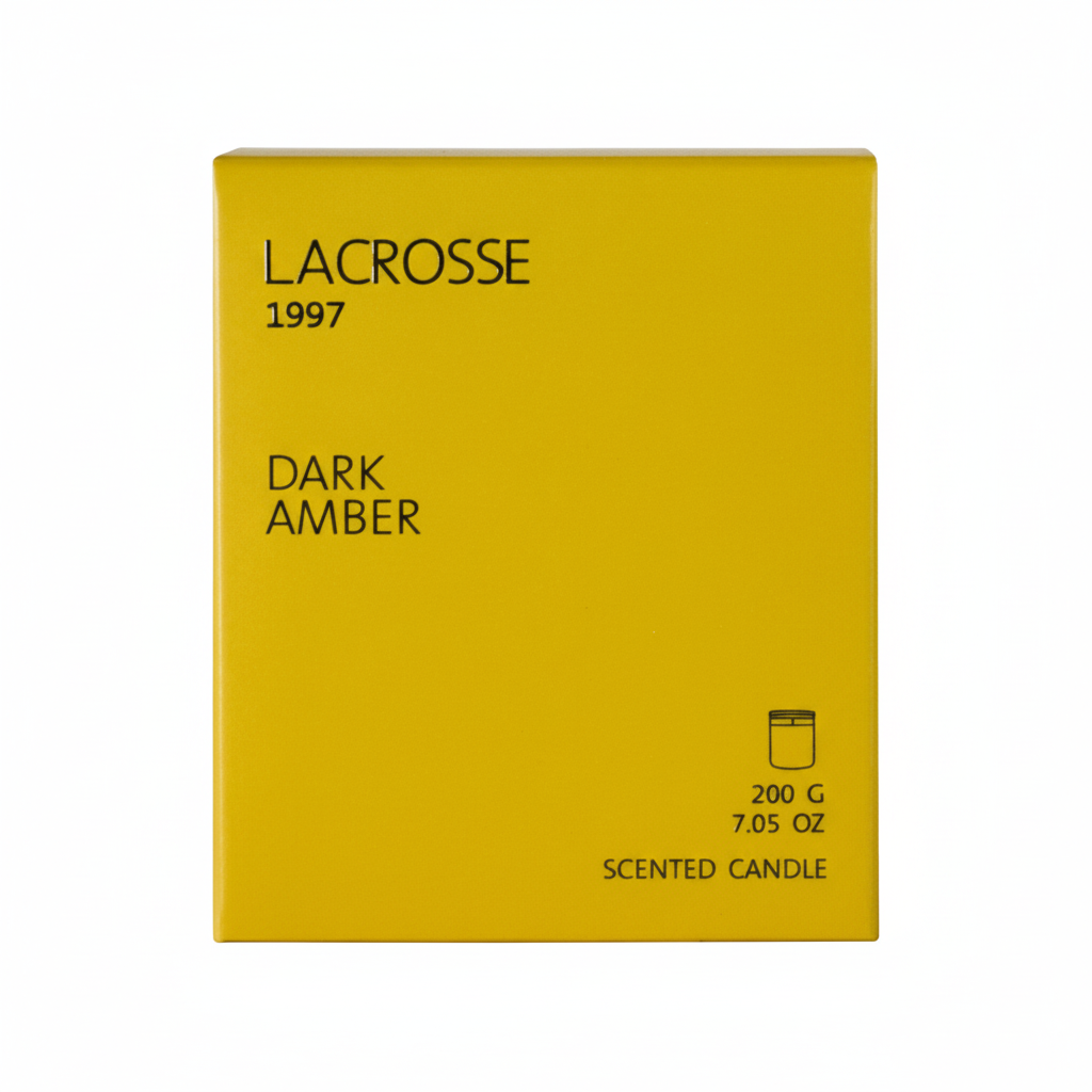 Vela Perfumada Lacrosse Dark Amber 200g