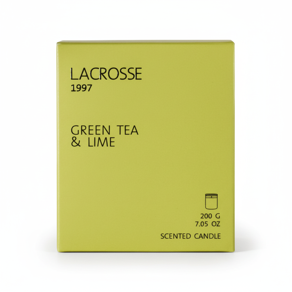 Vela Perfumada Lacrosse Green Tea & Lime 200g