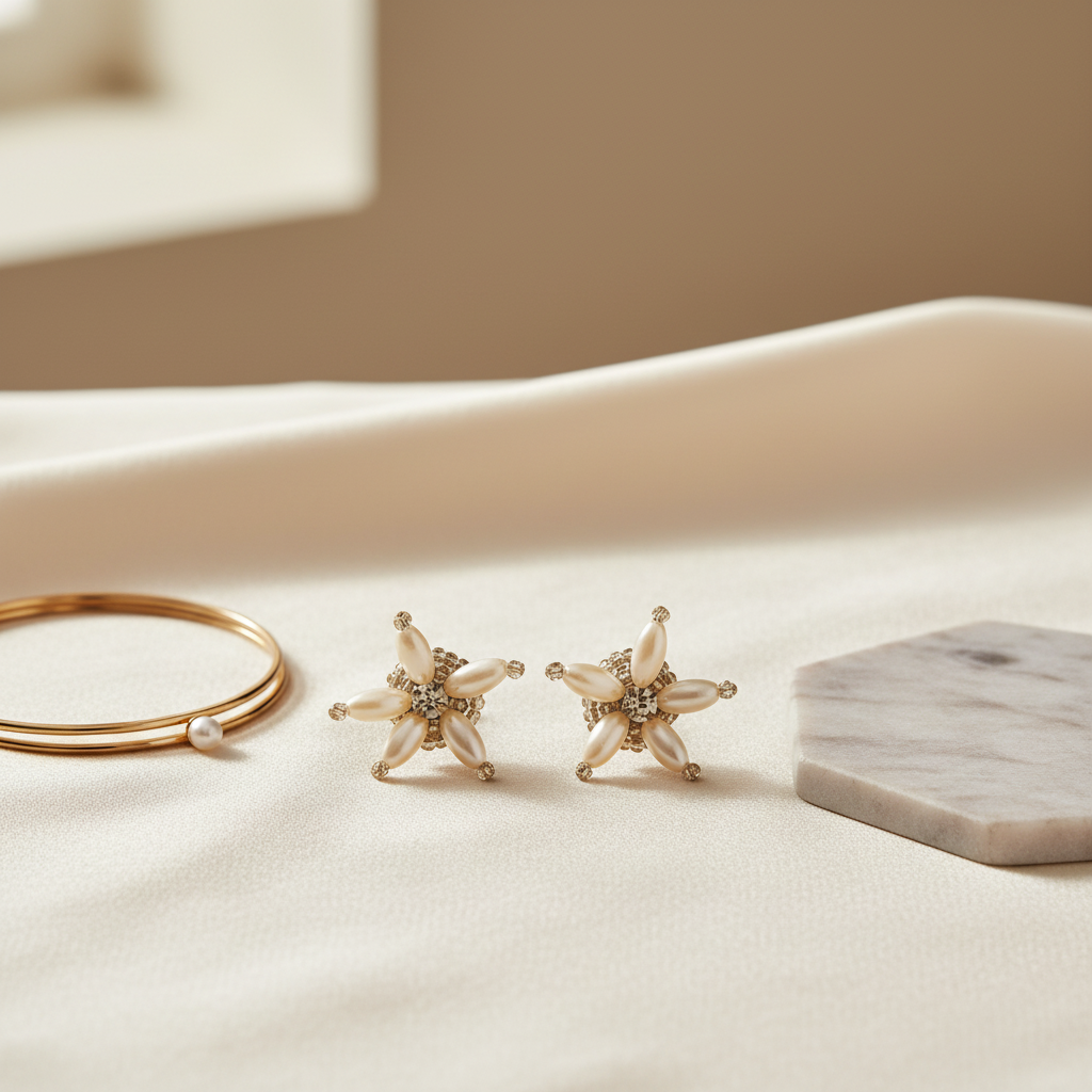 Imagem lifestyle - Brincos Sea Star