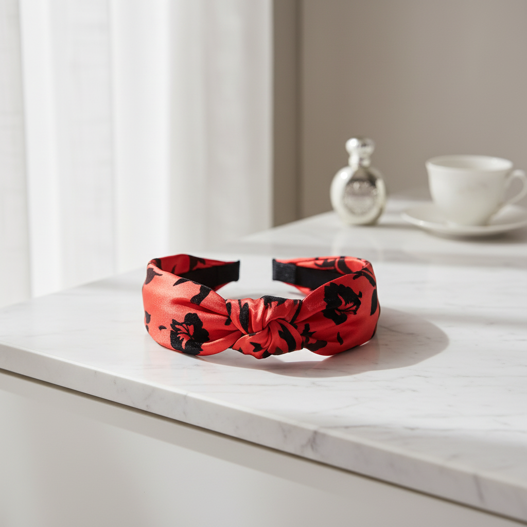 Lifestyle Bandolete Seda e Veludo - Padrão Original