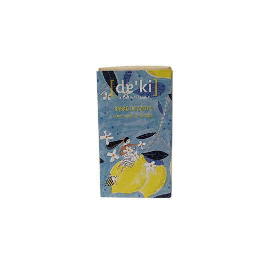 Sabão de Azeite com Mel & Limão – de’ki | Sabonete Artesanal Natural