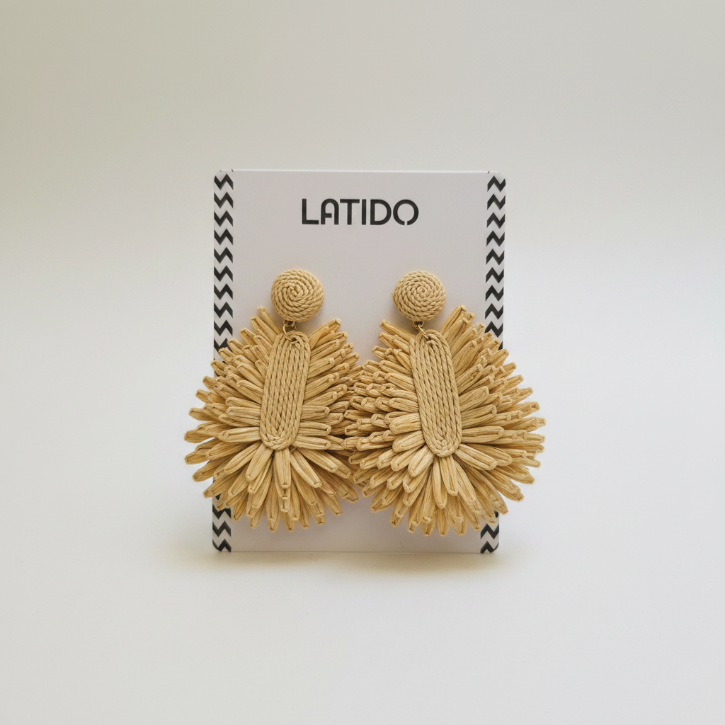 Packshot Brincos Latido Bege