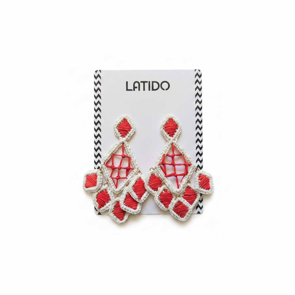 Packshot Comercial Brincos Latido Fundo Branco