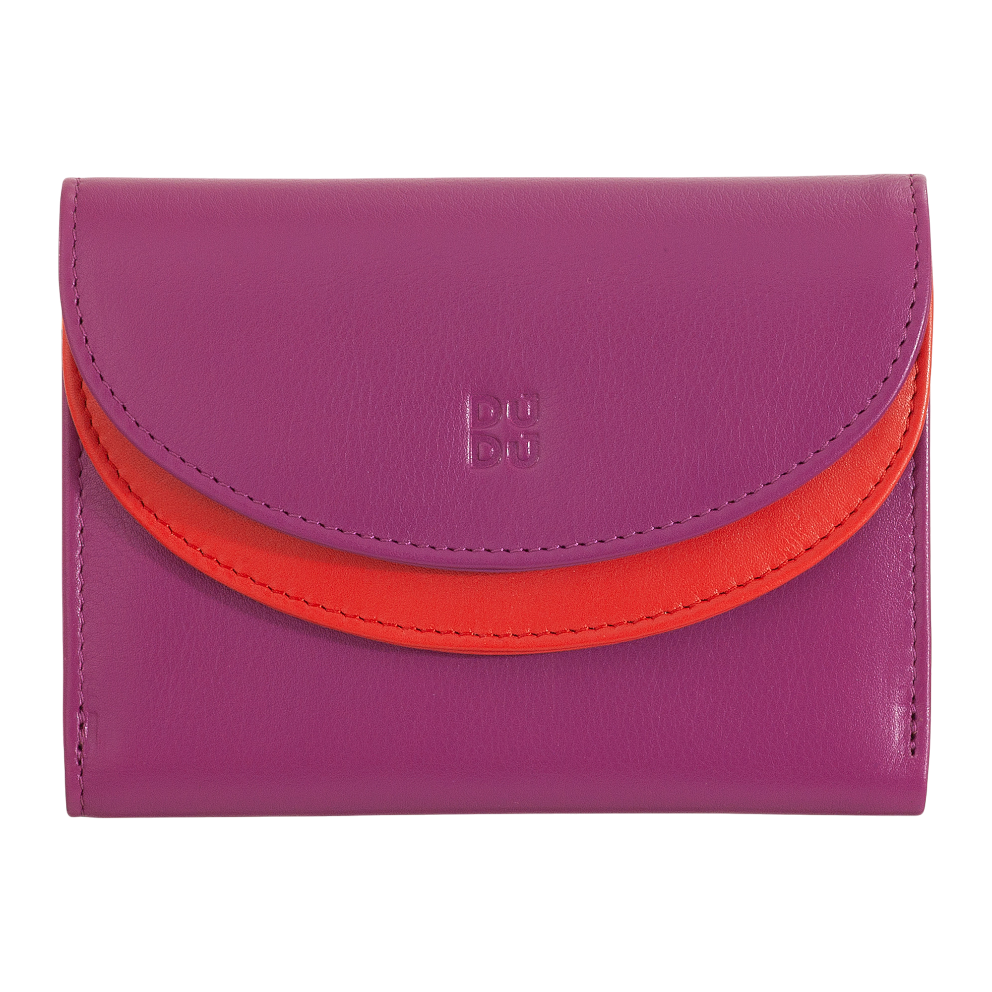 Carteira Galapagos Fuchsia em Pele com Proteção RFID-DUDU